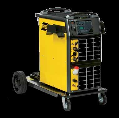 mode after welding is interrupted Digital display Protection against overload Origo Tig 4300iw AC/DC, can be lifted by crane Two different trolleys for Origo Tig 3000i AC/DC (Optional) Origo Tig