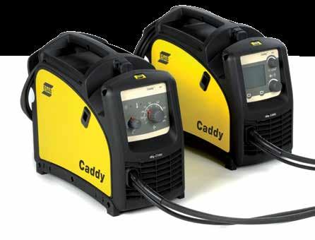CADDY MIG C160i AND C200i GREAT PORTABILITY FOR MIG/MAG APPLICATIONS Compact, light and powerful. Caddy Mig C160i/ C200i welding inverter is a perfect companion for your travels.