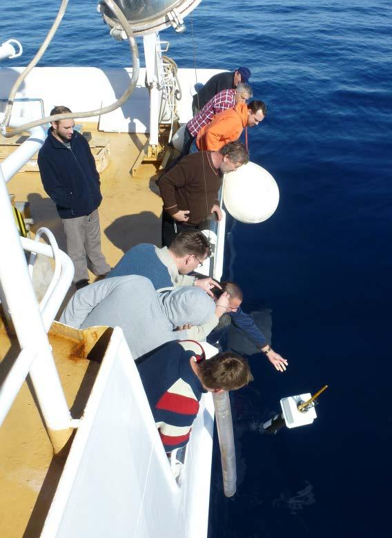 Naše Deployment of an Arvor-I float in September 2012 in the Levantine Sea from Cyprus ship