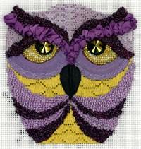 July Owl Hagrid The Needle Works is happy to prepare a stitch guide free of charge for any canvas purchased from us.