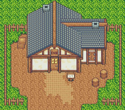Interior Walls You have two options for interior walls. First, there are the TileA4 walls that function as standard RPGMaker autotiles.