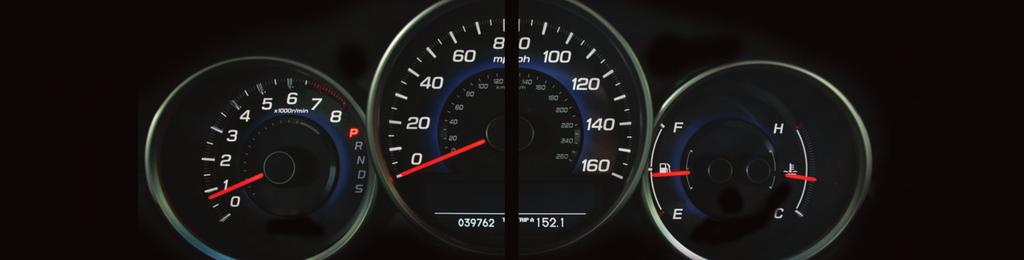 I N S T R U M E N T P A N E L I N D I C A T O R S Briefly appear with each engine start. Red and amber indicators are most critical. Blue and green indicators are used for general information.