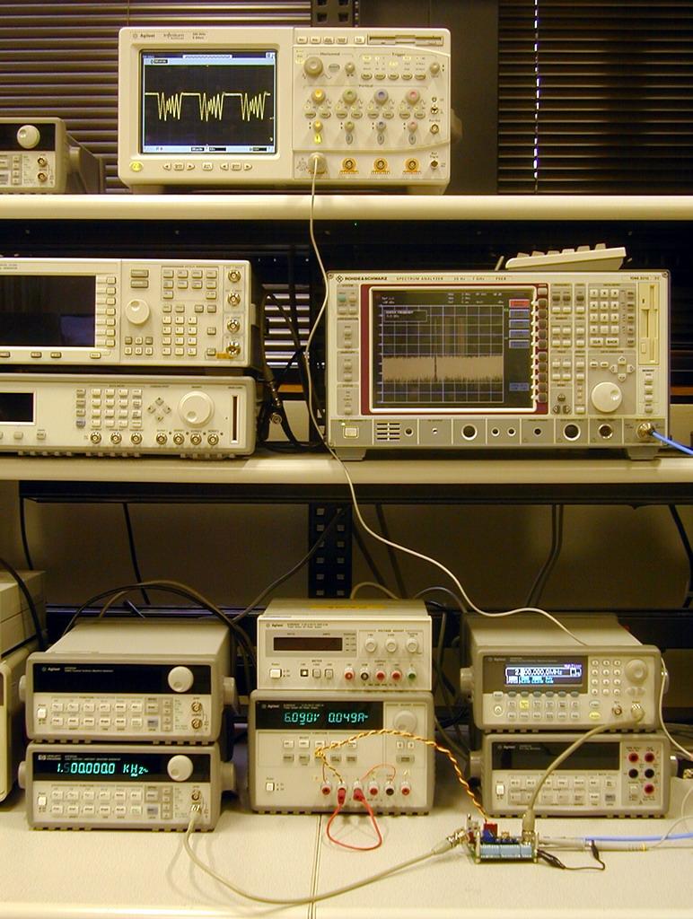 Testing : Equipments Agilent infiniium Oscillscpe R&S FSEB Spectrum analyzer