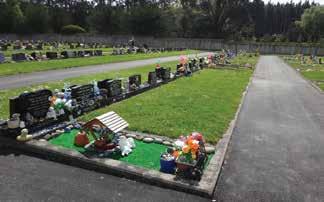 General Lawn Contains non-denominational lawn burial plots. These can be utilised for interment of adults, children or for ash interment.