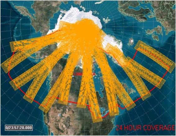 RCM Daily Coverage Current coverage with RADARSAT-2 Major gaps in maritime