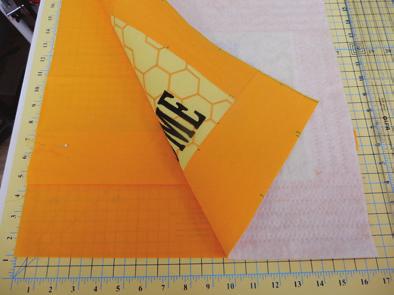 5 x 8 by double over 1 and stitch along inside fold. 4. Finish on of the 16.