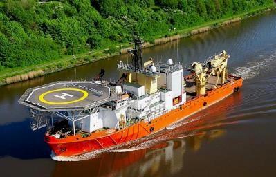 ATLANTIC TONJER WITH ROGE WROV Quick specification Ship: 80M LOA 550 M2 deck Only 8 tons/ day fuel