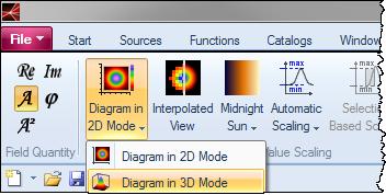 Changing to 3D View Mode Starting from the