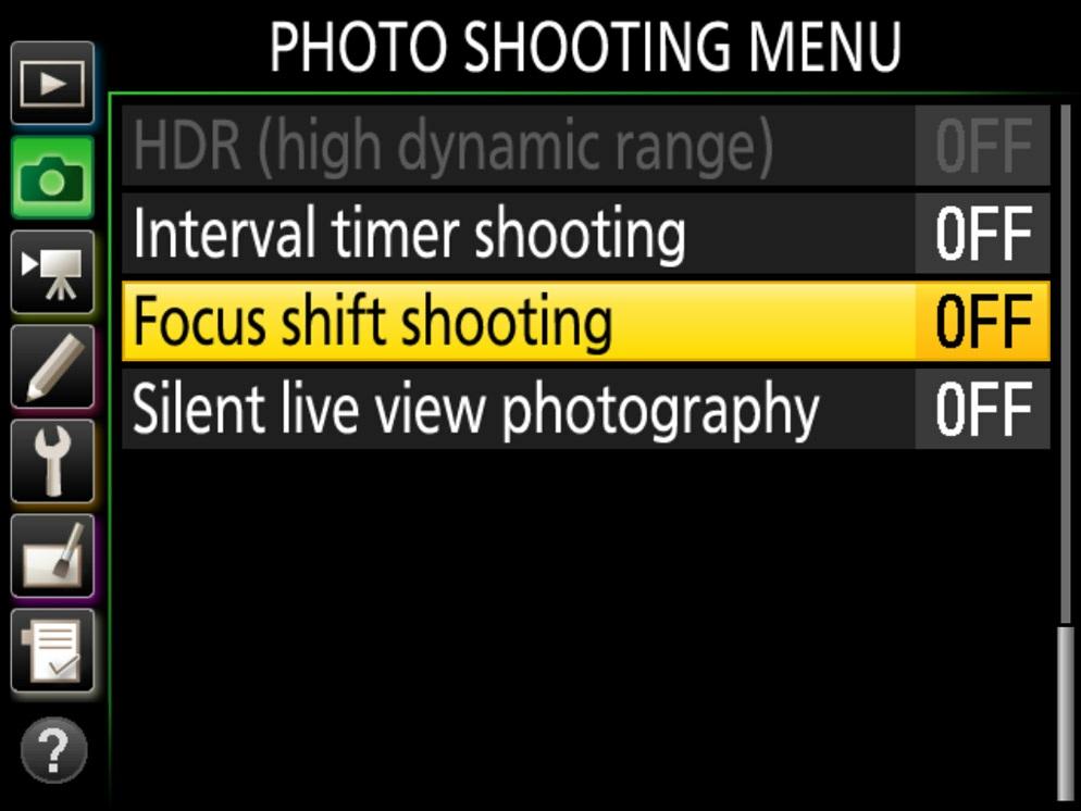 the ones with the greatest influence on how focus stacking turns out are Focus step width and No. of shots.