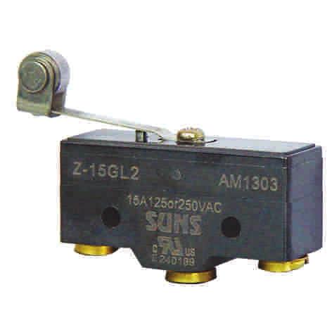 GENERAL-PURPOSE MICRO SWITCHES Z-15 SERIES Specifications Operating Frequency Service Life Rated Voltage/Current Rated Insulation Voltage Operating Temperature Dielectric Strength Mechanical