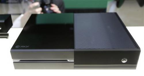 Microsoft Corp.'s Xbox One entertainment and gaming console system is on display after its unveiling Tuesday, May 21, 2013, at an event in Redmond, Wash.