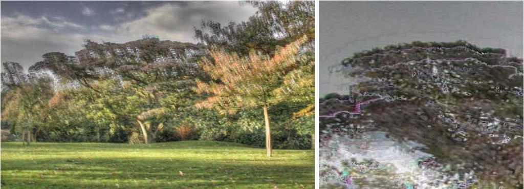 Results Comparison of resulting aligned or not (a) (d) Fig. 6. HDRI generation and the influence of camera movement.