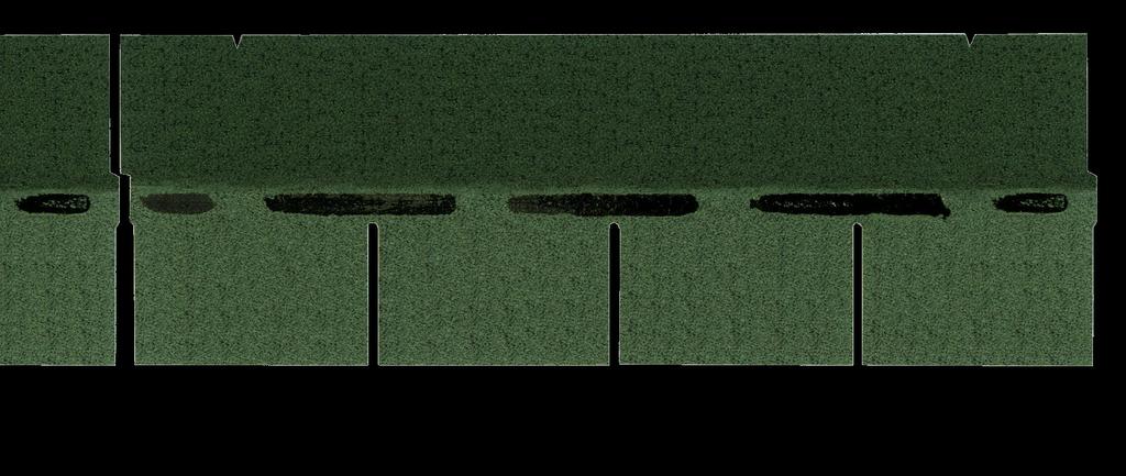 alignment of the shingle tile strips.