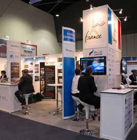 An extensive range of subsea technology was exhibited including Remotely Operated Underwater Vehicles, offshore