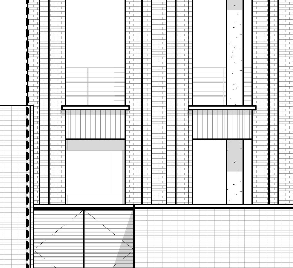 MIXED-USE SHELL SEE 2/A201 FOR CONTINUATION OF ELEVATION