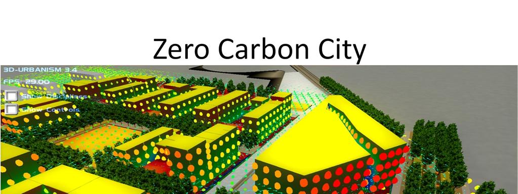 This Zero Carbon City in China depicts results of seven accurately simulated disciplines: daylight factor (façade surfaces),