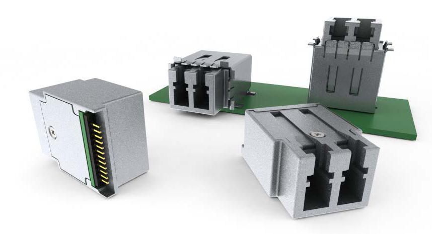 MiniCube Transceiver modules offer high density single-mode duplex LC fiber interface for high-speed serial digital video links as well