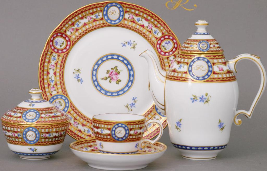 Pure handwork and your initials create the most individual porcelain The basic rule for monograms is that the