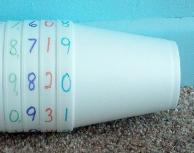 numbers in expanded form Things required: Take styrofoam cups with a rim as shown in the image. Sketch pens of different colors.