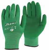 MC-04100 MAXI PLUS 15 gauge nylon liner with 3/4 nitrile coated. Water resistant. Micro foam palm allows the hand to breathe. Specially shaped for perfect fit.
