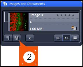 Saving Images Once your image collection is complete you can save your data to the local hard drive.
