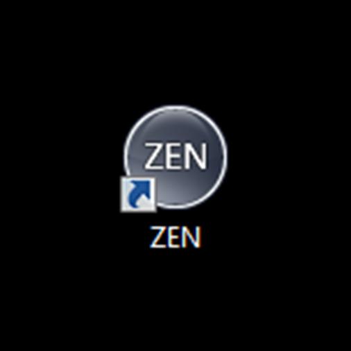 Double click ZEN Black icon to start software.