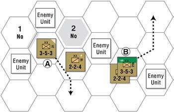 11 DEFENSIVE SUPPORT: Players may use either an Air Support or Black Sea Fleet marker to provide an additional die roll modifier (drm) to the Determined Defense die roll. Defensive Air Support (16.