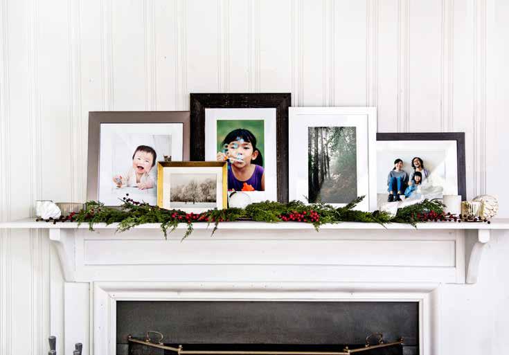 Design a gallery of a growing family, or create a statement with a single meaningful