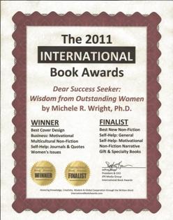 Michele R.Wright, Ph.D. Wins Multiple Book Awards!