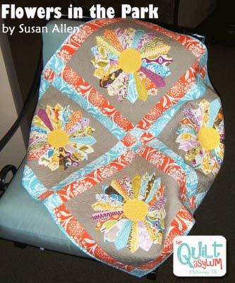 Original Recipe Flowers in the Park Table Topper by Susan Allen Hi! I'm Tilly from The Quilt Asylum {thequiltsasylum.