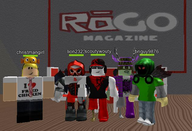 not only in game, but on the forums too. 3. What is your favorite game on ROBLOX? It's very hard to pick one a specific game, but if I had to, it would be one of the games Wingman8 makes.