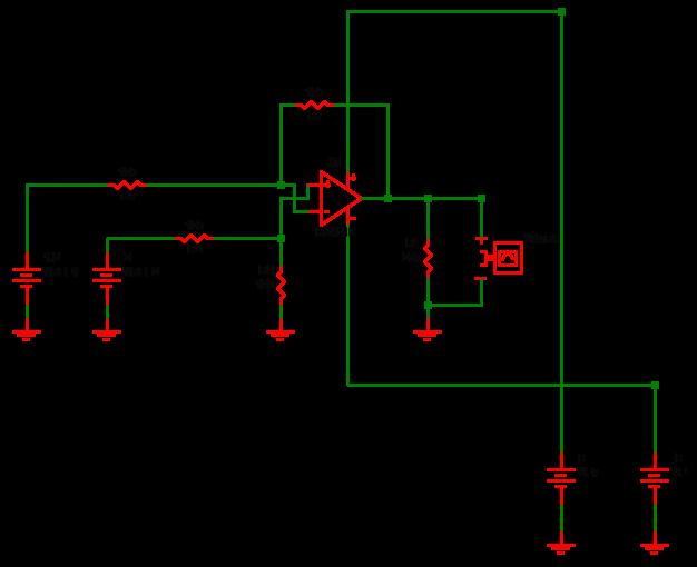 2. If R 1 = R 2 = R 3 = R f = 10 kω, and R L = 20 kω, calculate what V out would be in terms of V 1 and V 2. 3. Build the above circuit using: R 1 = R 2 = R f = 10kΩ, R L = 20kΩ, V REF1 = 1.