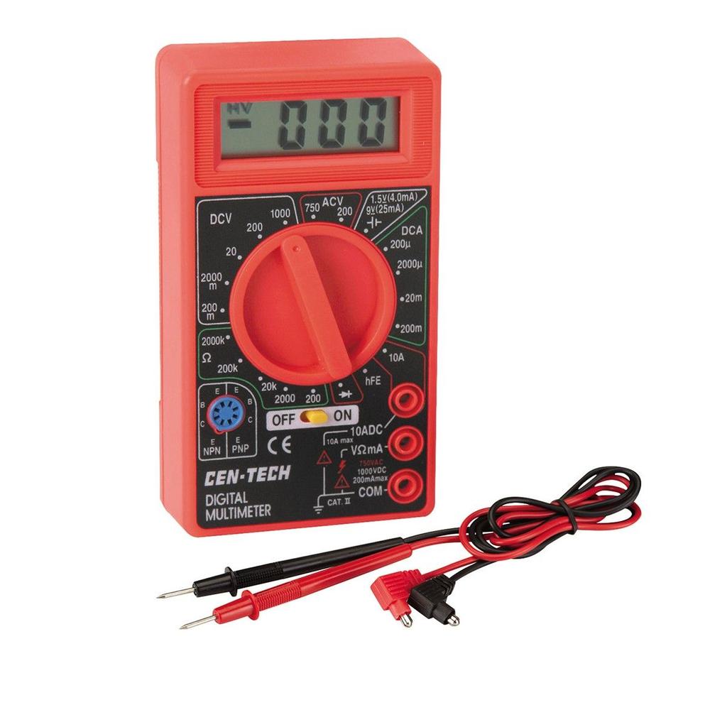Procedure: Multimeters 1. We ll start with an introduction to multimeters. If you do not have one, buy one: you ll need it every year in this major.