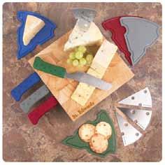 00 FTA1903 Cheese Station - 13 Piece Set End Grain Wood Board/Block: Dual purpose: cheese board for serving and a block for storage Made of solid end grain wood Can be used vertically or horizontally