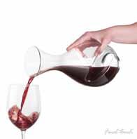 00 WDA600 wda650 Conundrum - Aerator Decanter Pouring in or out, the curves of this decanter gently disperses the wine providing superior aeration &