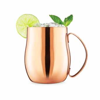 50 MM501 Double Wall Moscow Mule Mug Double-wall insulation keeps condensation