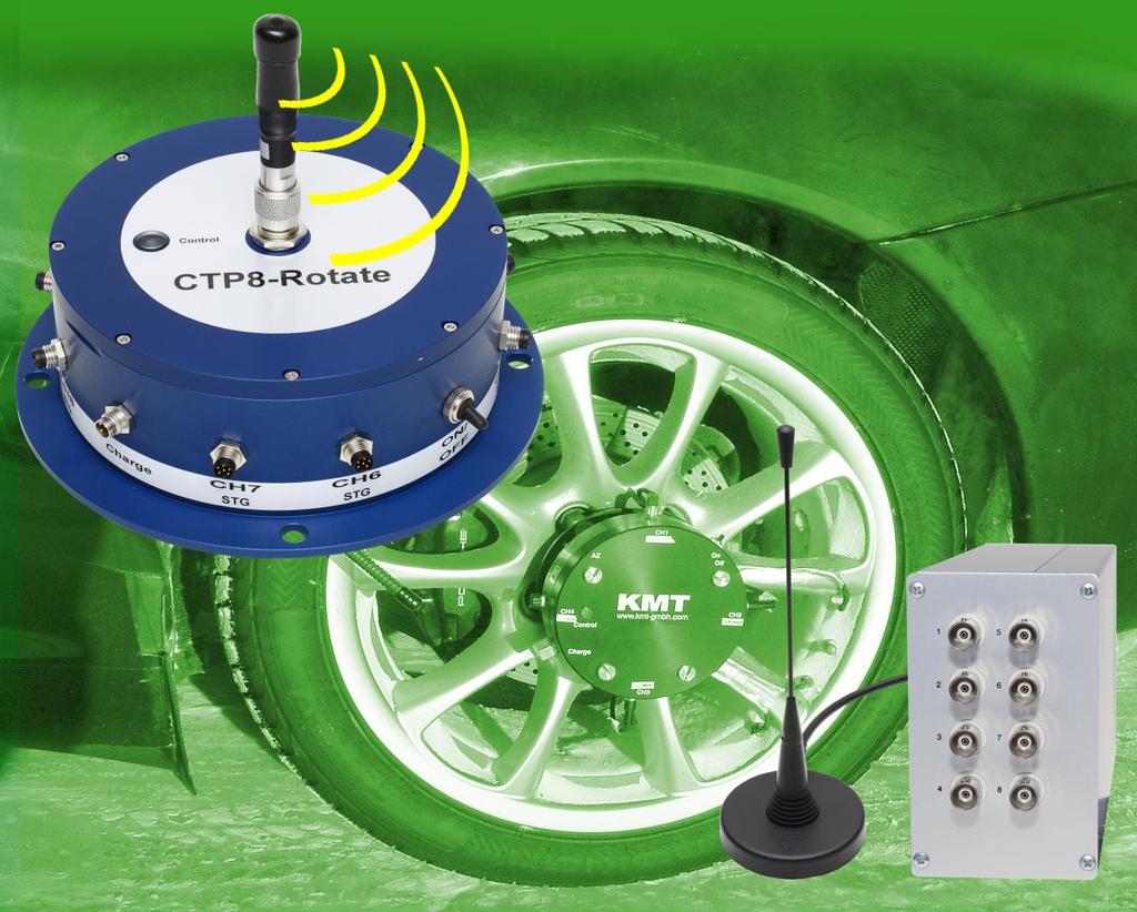 com CTP8-Rotate 8 (4) channel telemetry for rotating applications like wheels or rotors, high
