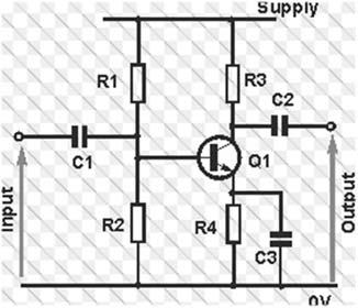 Neglecting r e ١٥ An Application The emitter follower is often used as an interface between a circuit with a high output resistance and a low resistance load.