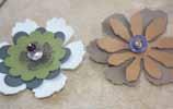 4 Repeat steps 2 and 3 to make four additional flowers, varying the order or the components as you d like.