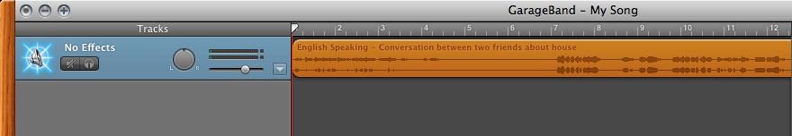 If you have any problems with using the external microphone, then the GarageBand Help Centre gives you clear instructions. You will need to choose Lesson 3 Record your voice.