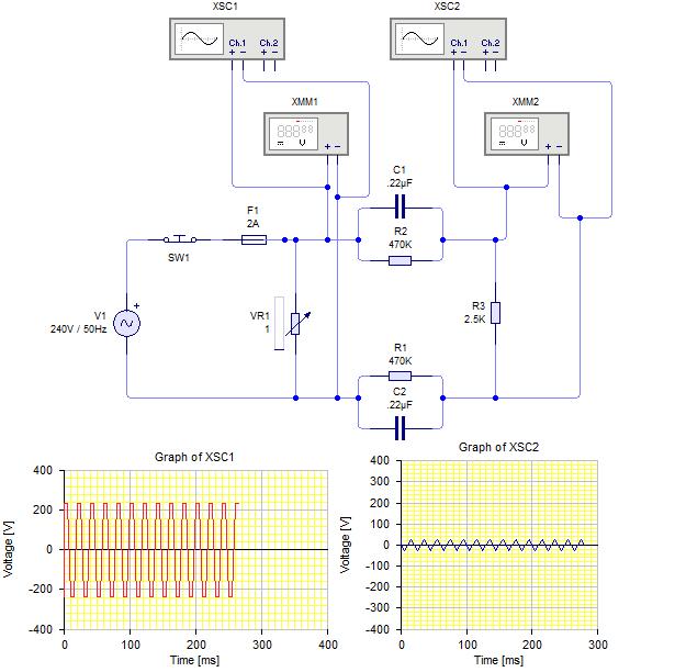 Transformation stage is used to transform the incoming line voltage of 230 down to a required voltage value for the power unit.