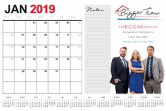 604-872-3231 1-888-872-3231 www.printedpromoproducts.ca 53 Desk Pad Calendars Desk Pad Weekly Planners Printed on white 50lb text.