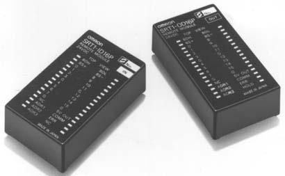 SRT2-ID16P/-OD16P Digital Terminals Module Type that Allows PCB Mounting Compact size at 60 x 16 x 35 (W x H x D) Lineup now includes the 16-point input model and 16-point output model.