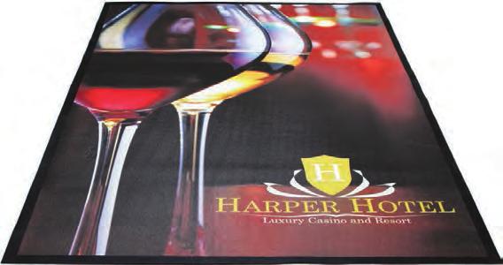 Media Mat rubber logo matting Promotional Product Eye-catching promotional product Photo Quality Printing High resolution printing provides photo quality design Placement Displays Checkout counters