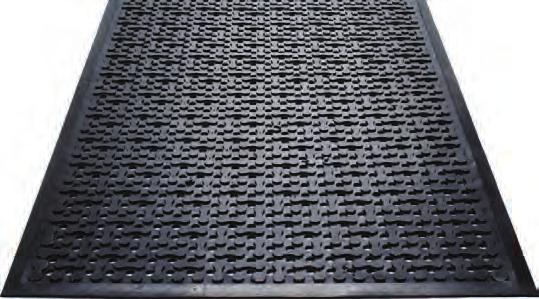 Triple-Flex Flow & Scrape utility & kitchen matting Non-Slip Surface Provides added stability in wet areas Top Pattern Triple-Flex Oil, Water, and Grease-Resistant Perfect for kitchens, fry stations,