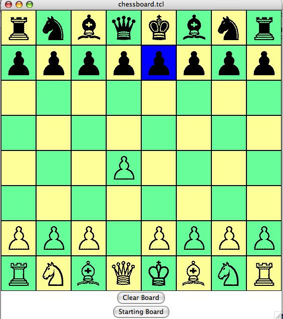 Chessboard Example: done in