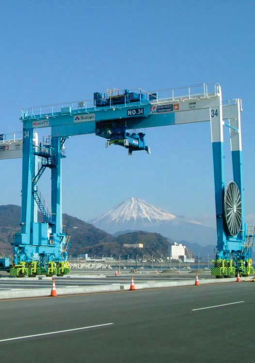 Mitsui Made Crane Technology To all the terminals in the world Crane Service