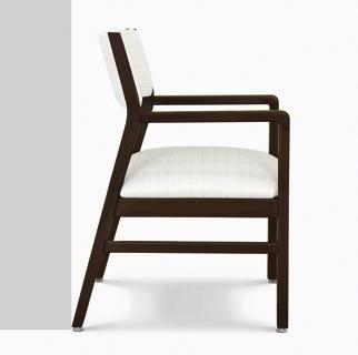 Caterina Behavioral Guest Chair Features Wallsaver Wallsaver back legs help keep walls in pristine condition.