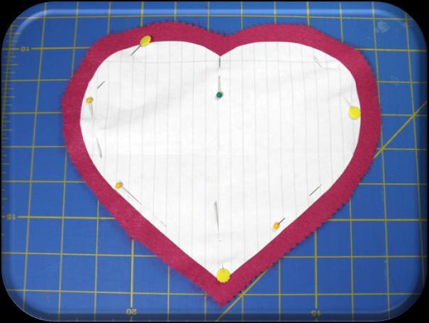 With your machine (optional) you can stitch around the perimeter of the pattern piece. If you re really ambitious, you could just backstitch the perimeter.