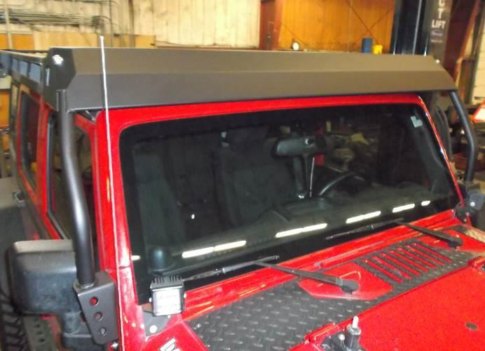 (10984 4DR / 10982 2DR) JK WRANGLER MOD RACK INSTALLATION SHEET Important Notes: Some brands of windshield light brackets and snorkels may not be compatible with the 10984 MOD Rack System.